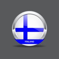 Finland Flag Vector Icon