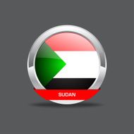 Sudan Flag Vector Icon