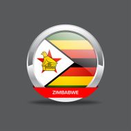 Zimbabwe Flag Vector Icon