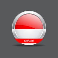 Monaco Flag Vector Icon