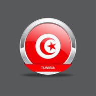 Tunisia Flag Vecor Icont