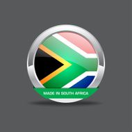 South Africa Flag Vector Icon