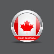 Canada flag vector icon N3