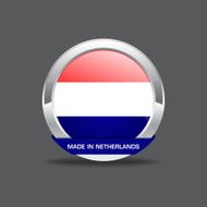 Netherlands flag vector icon N2