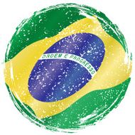 Brazilian grunge flag N2