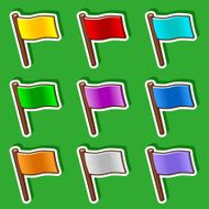 Flag Stickers N2