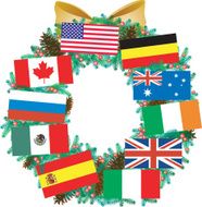Wreath Of Flags