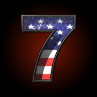 Vector American metal figure 7