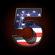 Vector American metal figure 5