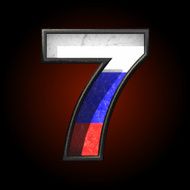 Vector Russian metal figure 7