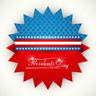 Vector Icon for President Day in United States of America