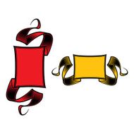 Red and yellow vignettes