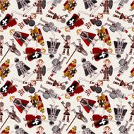 seamless Knight pattern N2