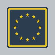 European flag button N2