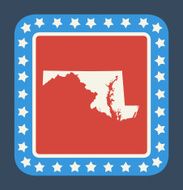 Maryland state button