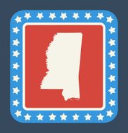 Mississippi state button
