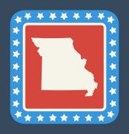 Missouri state button