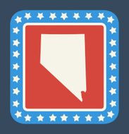 Nevada state button