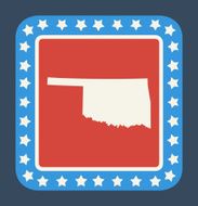 Oklahoma state button