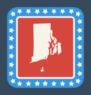 Rhode Island state button