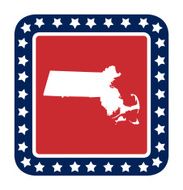 Massachusetts state button N2
