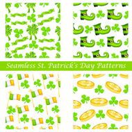 Saint Patrick&#039;s Day seamless pattern N6