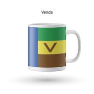 Venda flag souvenir mug on white background N2