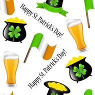 seamless pattern St Patrick