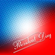 American Presidents Day colorful Background vector