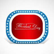 Presidents day background united states vector design