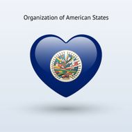 Love Organization of American States symbol