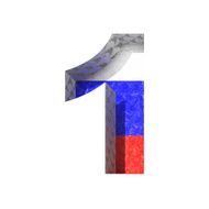 Vector Russian cutted figure 1 Paste to any background