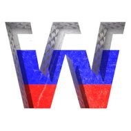 Vector Russian cutted figure w Paste to any background