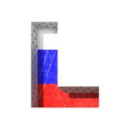 Vector Russian cutted figure l Paste to any background