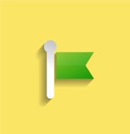 Vector navigation icon modern flat design N2