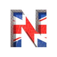 Vector Great Britain cutted figure n Paste to any background