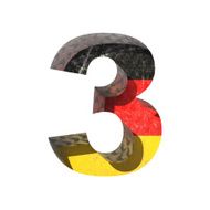 Vector Germany cutted figure 3