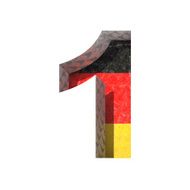 Vector Germany cutted figure 1