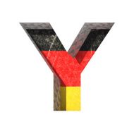 Vector Germany cutted figure y