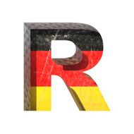 Vector Germany cutted figure r