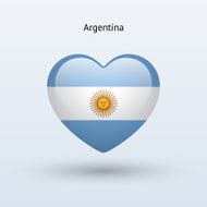 Love symbol Heart flag icon