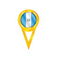 Guatemala pin flag