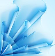 Background of blue flags