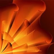 Background of orange flags