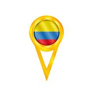 Colombia medal flag