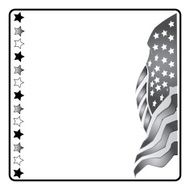 U S Flag Stars Frame