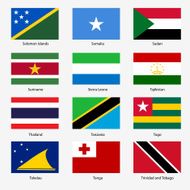 Set Flags of world sovereign states N54