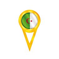 Algeria Pin Flag