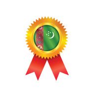 Turkmenistan medal flag N2