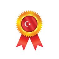 Turkey medal flag